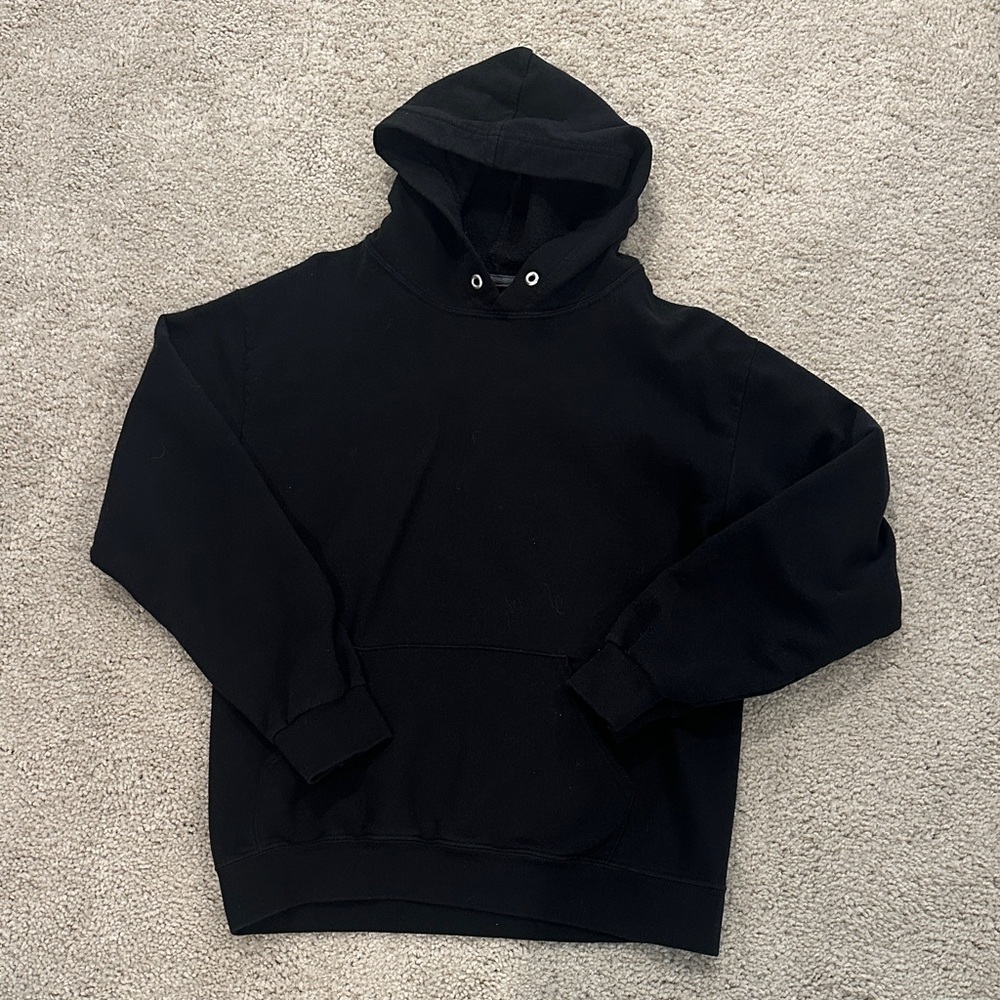 Fruit of the Loom Men's Black Pullover Hoodie